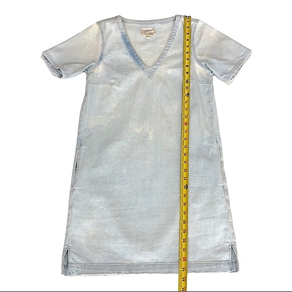 Current Elliott Splotchy Denim Dress in Avalanche - Picture 12 of 12